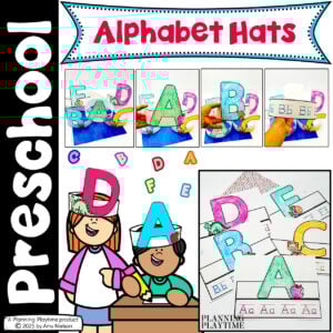 Alphabet Letter Hats Crafts | Preschool - Kindergarten