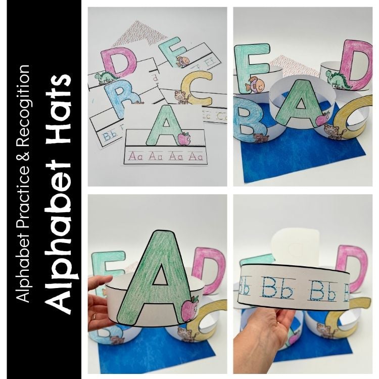 Alphabet Phonics Crafts Hats