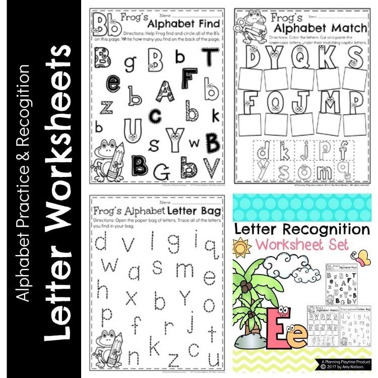 Letter Recognition Worksheets