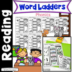 -Y, -le, Soft c-g - No Prep Phonics Word Ladders