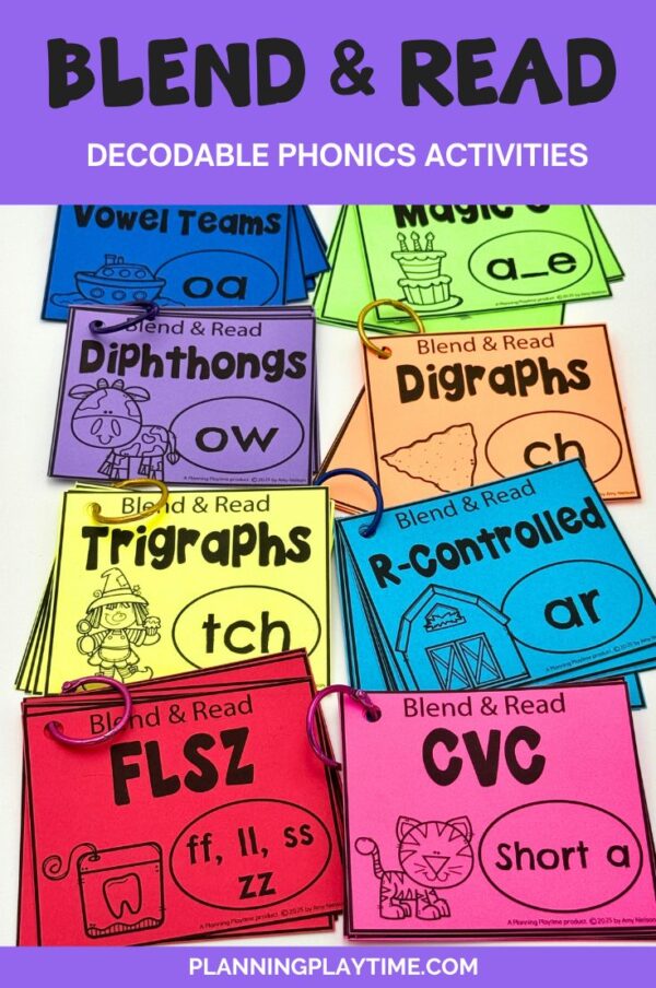 Blend & Read Cards | Decodable Activities