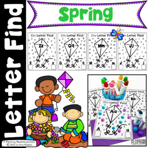 Letter Find for Spring |Letter Recognition