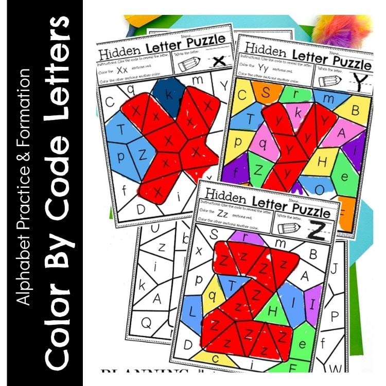 Color By Code Letters
