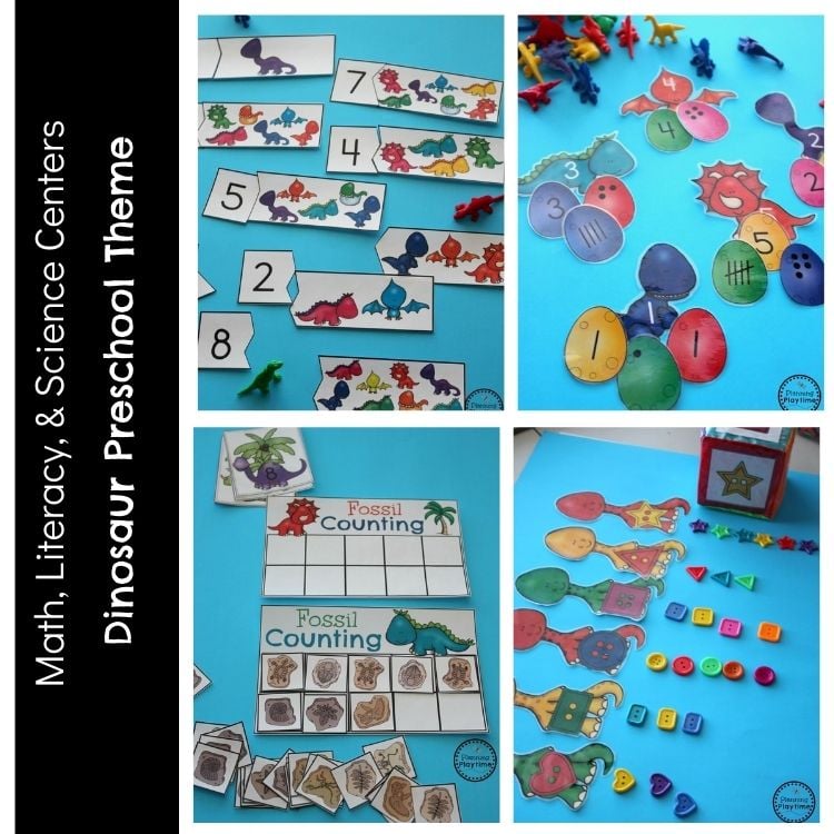 Dinosaur Activities for Preschool _ Math, Literacy, Crafts & Printable Worksheet (3)