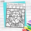 Polar Animals Color By Code Worksheets