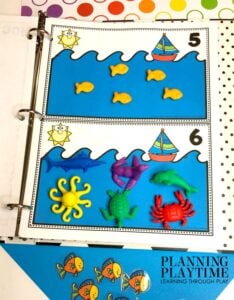 Preschool Counting Activities Binder - Summer Theme