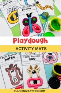 Playdough Activity Mats for Fine Motor Practice