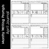 April Kindergarten Writing Prompts