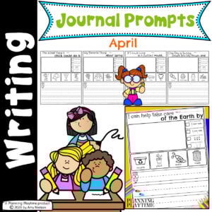 April Kindergarten Writing Prompts