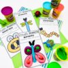 Bug Playdough Activity Mats for Preschool - Kindergarten