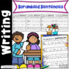 Unscramble Sentence Practice for Comprehension | Kindergarten Writing