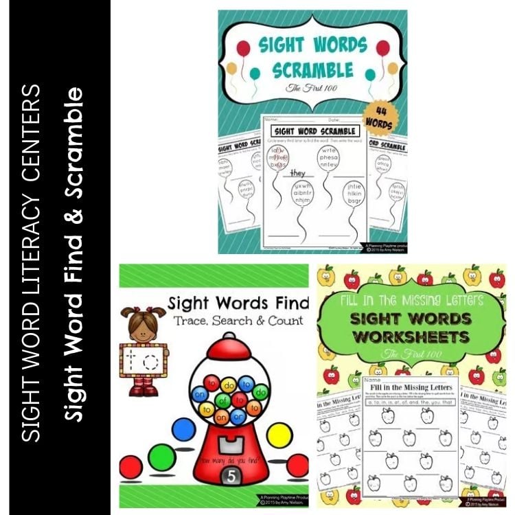 Sight Word Worksheets
