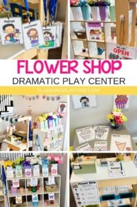 Flower Shop Dramatic Play for Preschool - Kindergarten | Spring Pretend Play
