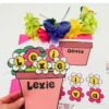 Spring Editable Flower Pot Name Craft