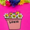 Editable Name Craft for Spring |Flower Pot Name Craft | Bulletin Board