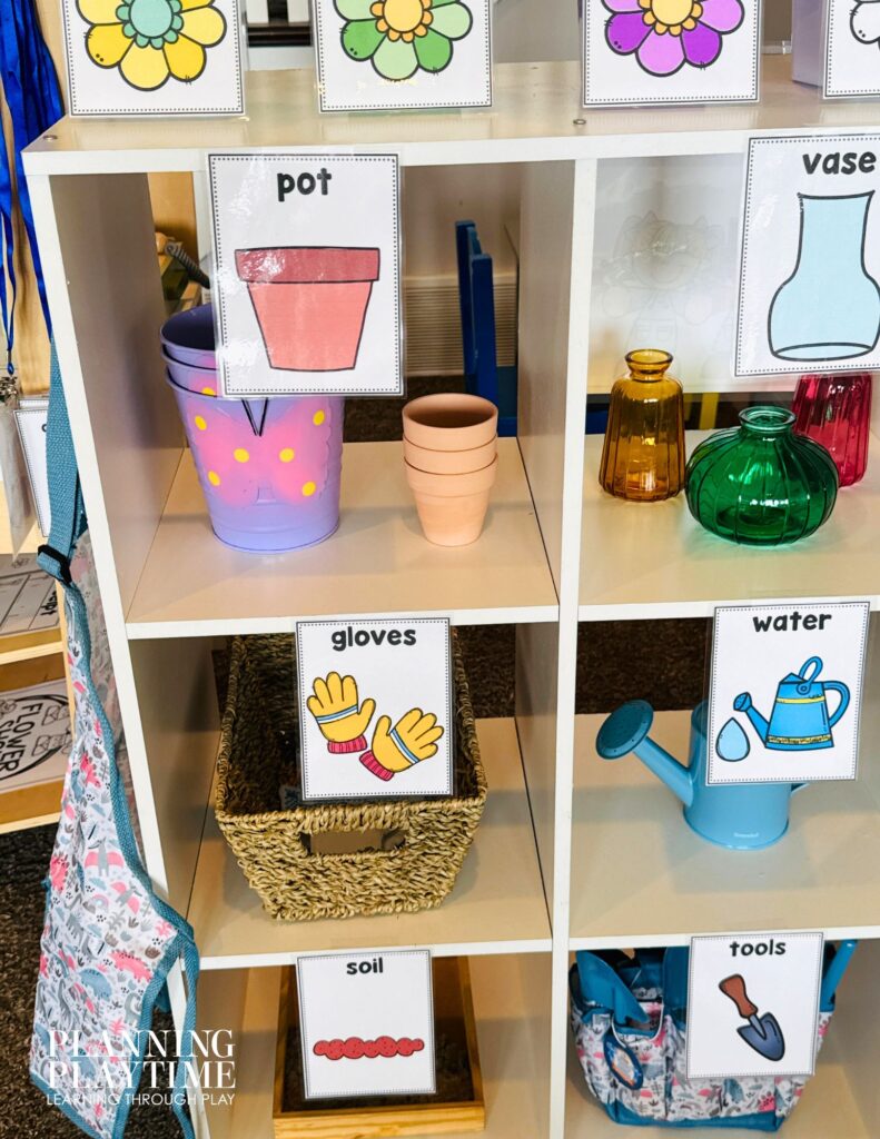 Flower Shop Dramatic Play Center | Spring Pretend Play - Planning Playtime
