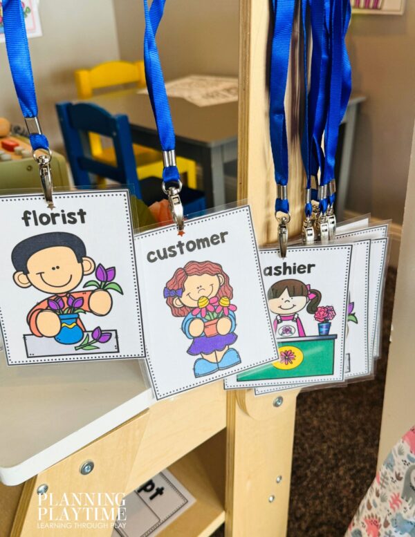 Job Roles - Flower Shop Dramatic Play
