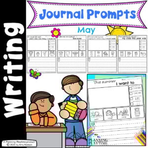 Journal Prompts for May | Kindergarten Beginning Writers