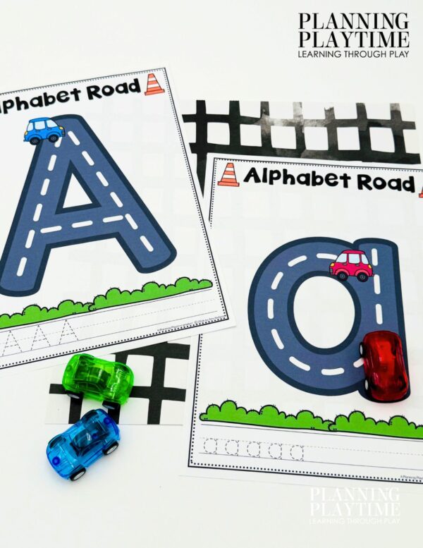 Letter Tracing Alphabet Road Playmats