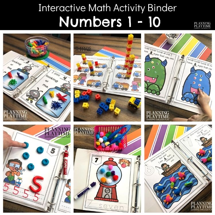 Interactive Numbers Binder 1 -10