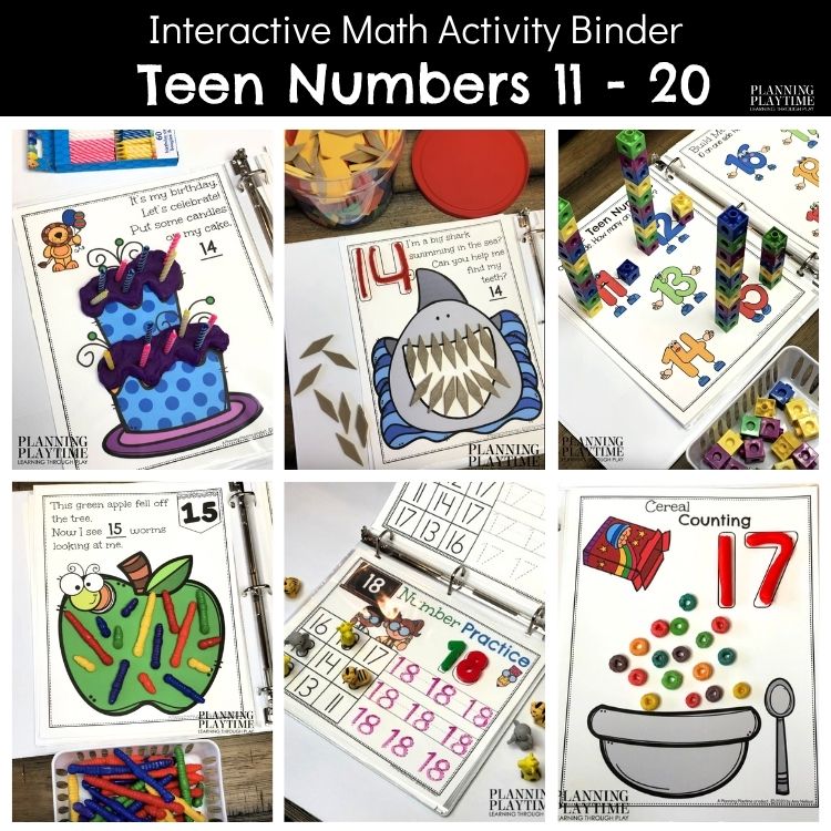 Interactive Numbers Binder 11 -20