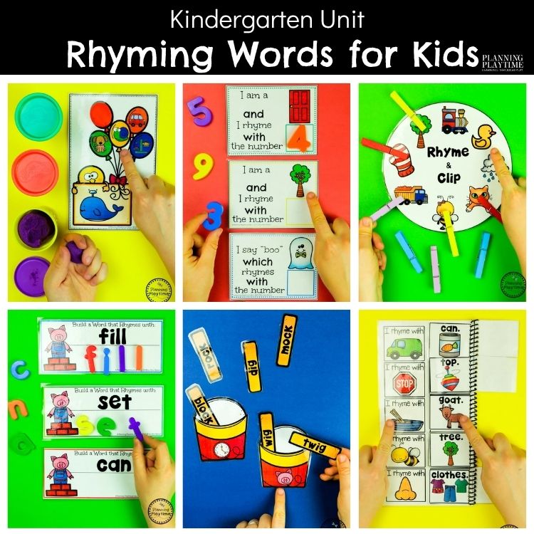 Rhyming Activities for Kids