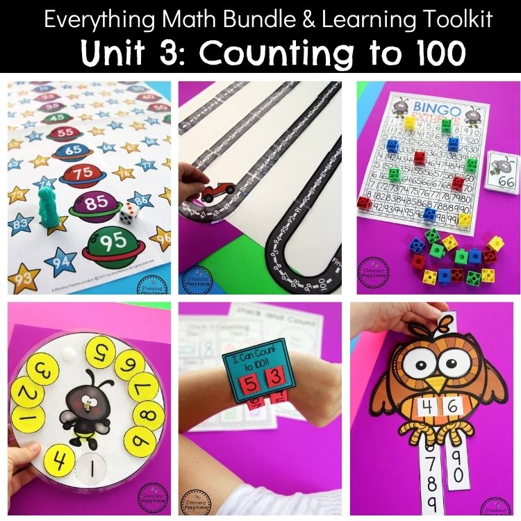 Counting to 100 Games and Centers (2)