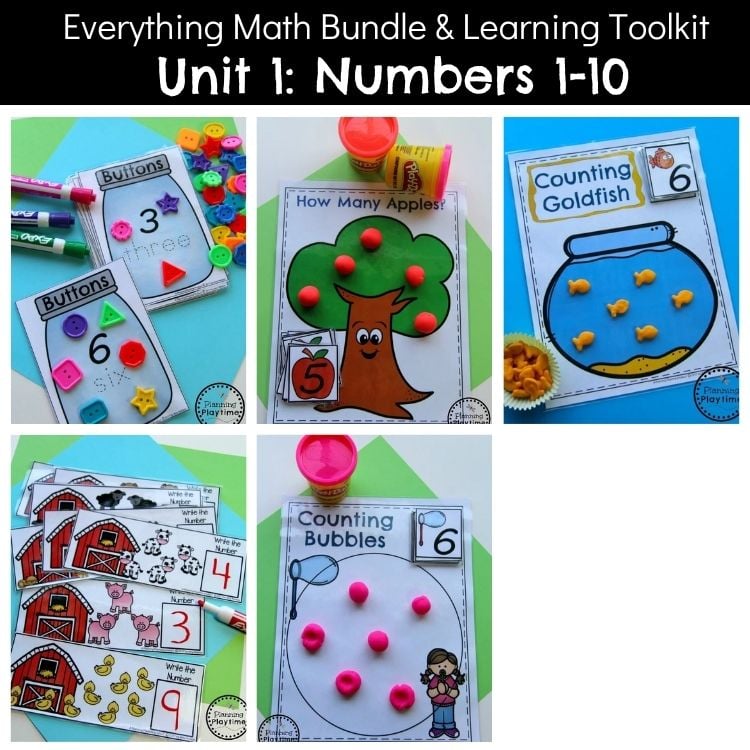 Kindergarten Numbers 1 -10 (2)