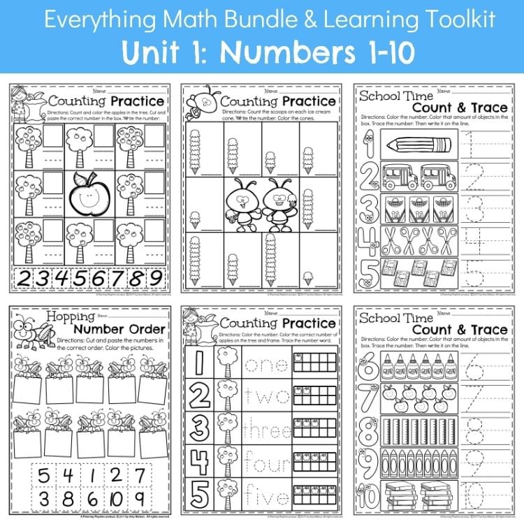 Kindergarten Numbers 1 -10 (3)