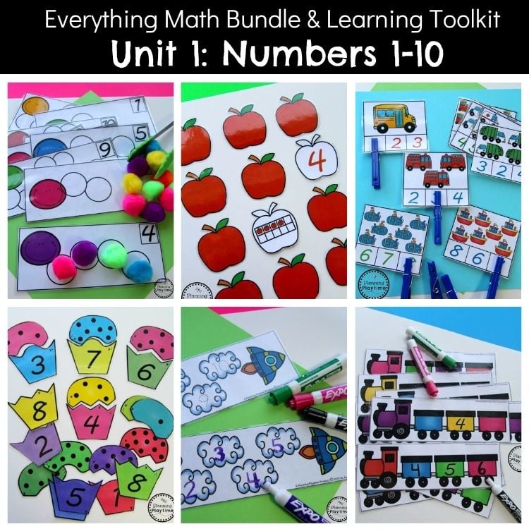 Kindergarten Numbers 1 -10
