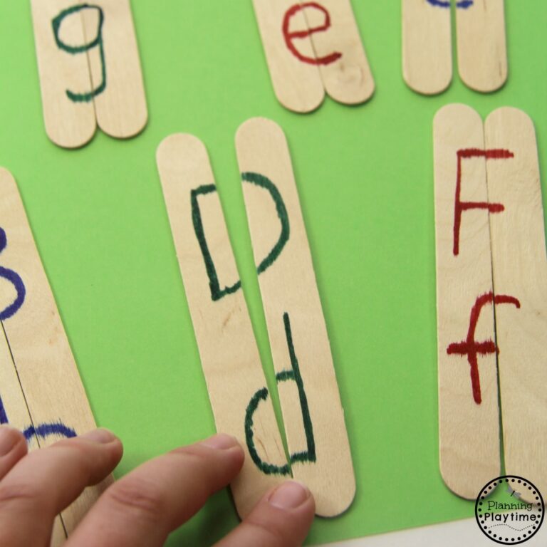 Preschool Letter Recognition Activity