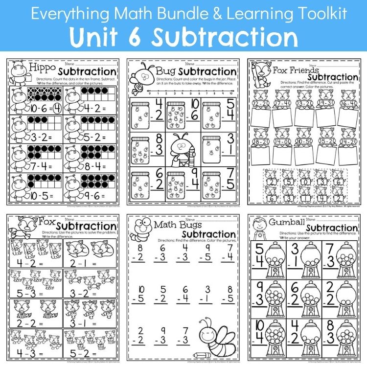 Subtraction Activities & Games (3)