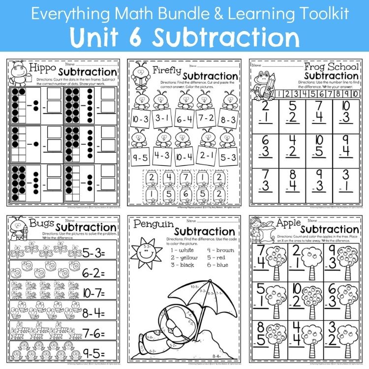 Subtraction Activities & Games (4)