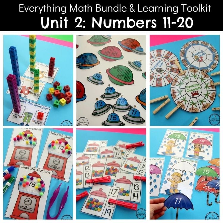 Teen Number 11 -20 Centers and Games (2)