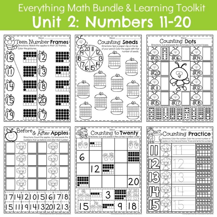Teen Number 11 -20 Centers and Games (3)