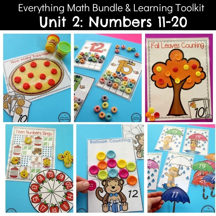 Teen Number 11 -20 Centers and Games