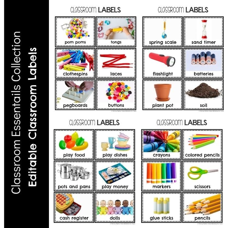 Classroom Essentials - Classroom Labels