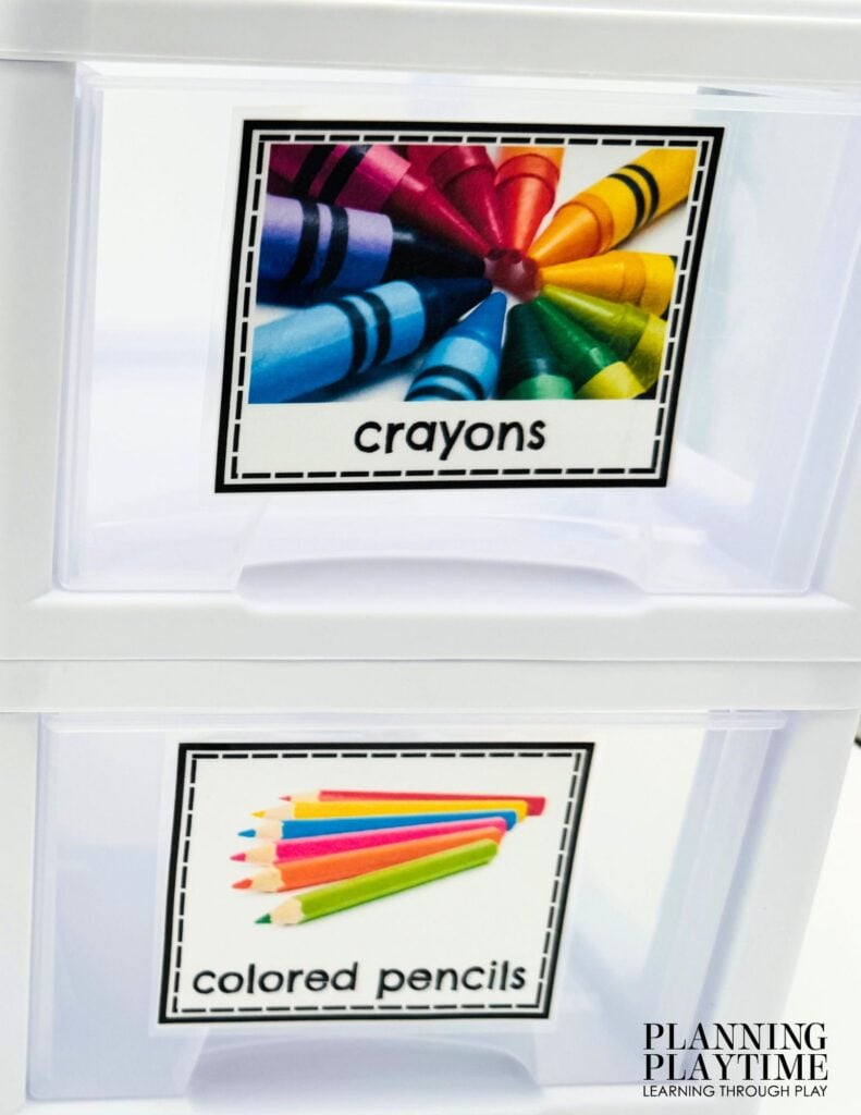 Editable Classroom Labels for Organizing | Print Rich Environment