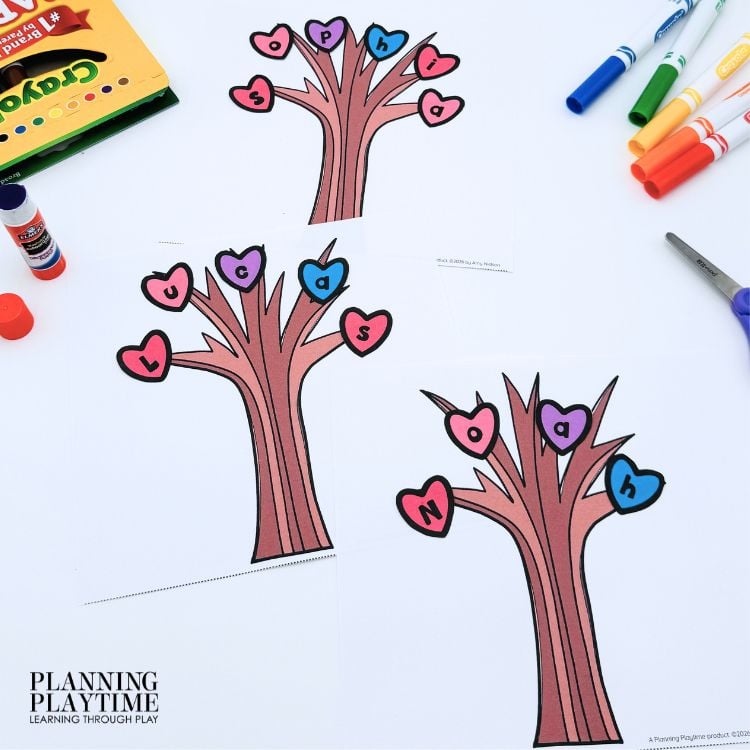 February - Valentine Love Tree