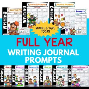 Kindergarten Writing Prompts Bundle