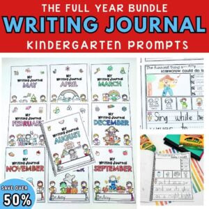 Kindergarten Writing Prompts Bundle