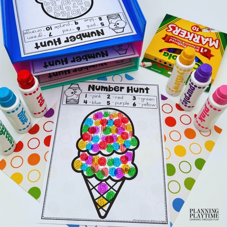 Number Hunt - Ice Cream