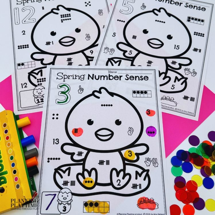 Number Sense - Spring chick