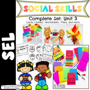 Unit 3 | Fun Social Skills Activities and Lesson Plans for Preschool and Kindergarten