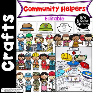 Community Helpers Hats