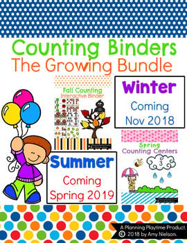 Counting Activities Binders Bundle